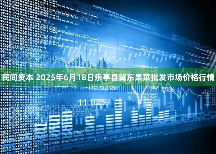民间资本 2025年6月18日乐亭县冀东果菜批发市场价格行情